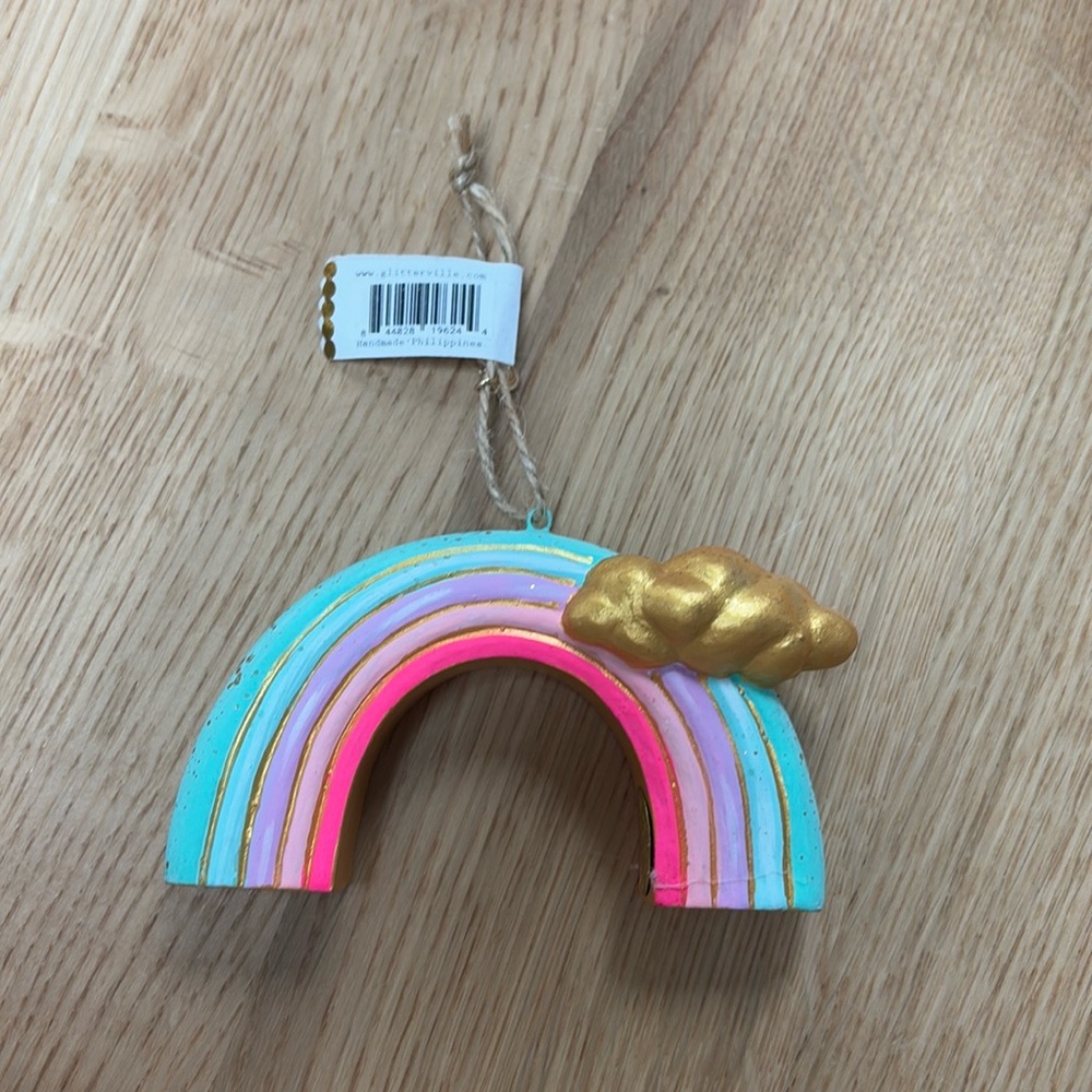 Rainbow ornament by Glitterville